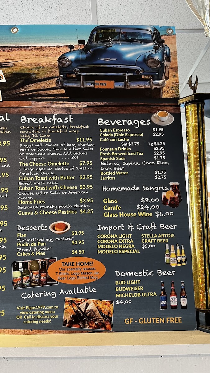 Menu Pipo's Cuban Cafe- St. Petersburg, Florida-6