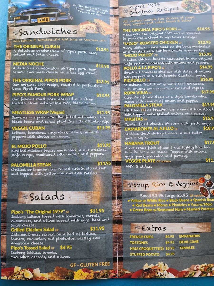 Menu Pipo's Cuban Cafe- St. Petersburg, Florida-7